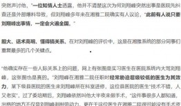 刘翔峰事件爆料新闻,揭开医疗伦理与权力滥用的黑暗面